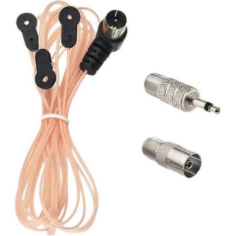Transparentes AM-Signalempfängerkabel für Radiolautsprecher, FM-Verstärker, Radioantenne, Heimgebrauch (1/5)