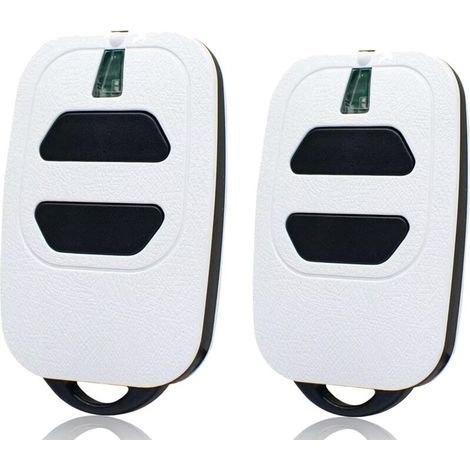 Lot de 2 émetteurs portatifs 433,92 MHzCompatible DEA GTI2/4, GT2/4, Mio TR2/4, Mio TR2N/4NTélécommande pour motorisations (1/4)