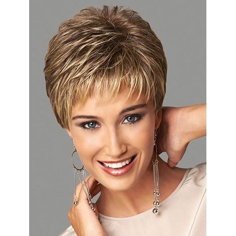 Perruque femme courte bouclée afro volumineuse, coiffure tendance naturelle européenne et américaine