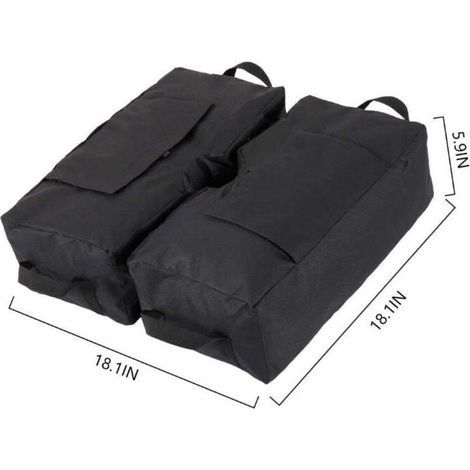 Sac De Poids pour Parasol De Patio,Base pour Parasol, 46cm Support De Base De Sable Détachable Rond Sac De Poids Parasol Résistant Aux Intempéries s'adapte Porte-à-Faux Décalé,Parasol, Jardin, Patio (1/3)