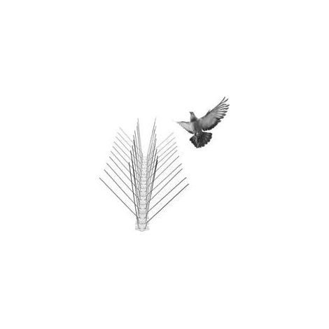 [JAMAIS UTILISÉ] Pics Anti-Pigeon - 4 rangées en polycarbonate - solution de qualité pour contrôle des oiseaux - Installation Facile Balcon, Fenêtre, 3 mètres (1/5)
