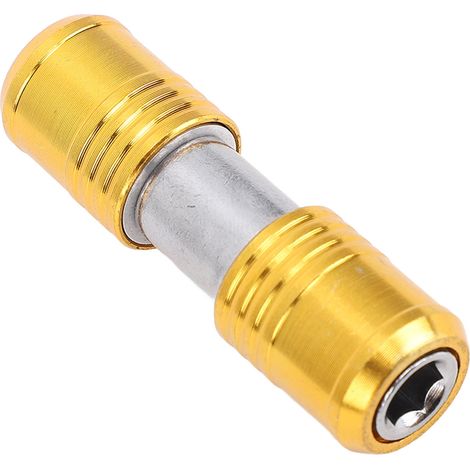 Lot de 2 porte-embouts de tournevis à double extrémité, adaptateur de douille à dégagement rapide et rallonge pour embouts hexagonaux de 1/4 pouce (1/5)
