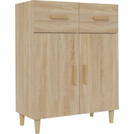 Maison Exclusive - Aparador de madera contrachapada roble Sonoma (1/5)
