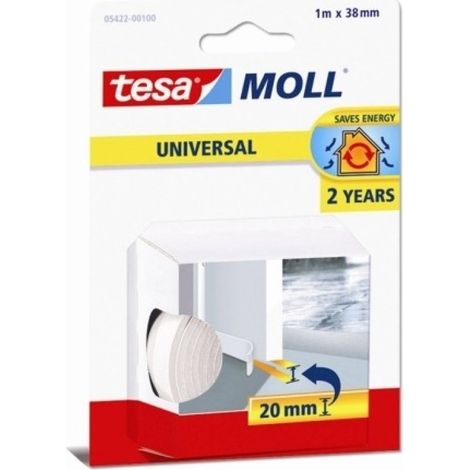 Burlete umbral puertas - Blanco - 1 m x 38 mm (1/3)