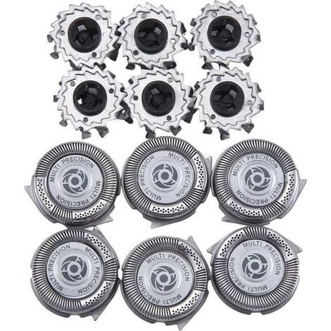 SABIR-Lot de 6 têtes de rechange SH50 pour rasoirs Philips Norelco série 5000, lames MultiPrecision S5000 S5420 S5380 S5351 (1/4)