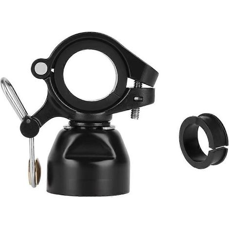 Klaxon de vélo à carillon éolien, son puissant, sonnette d'avertissement pour vélo de route, ultraléger, en alliage de cuivre, accessoires de vélo, noir (1/5)