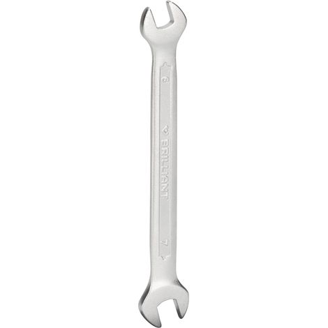 BRILLIANT TOOLS  llave de  boca doble  6 x  7 mm  - BT010900 (1/4)