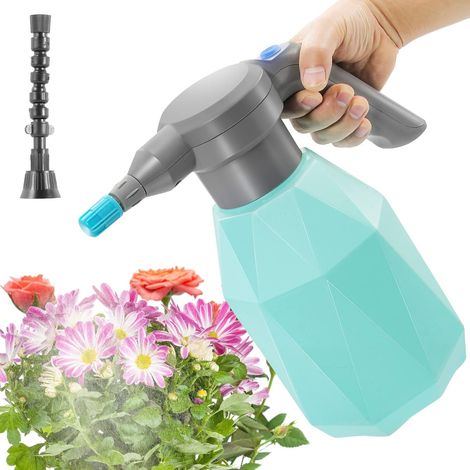 Elektrischer Pflanzensprüher für den Innen- und Außenbereich, 2 l wiederaufladbarer Akku, automatische Gießkanne mit verstellbarer Düse für Gartenarbeit, Düngung und Reinigung (1/5)
