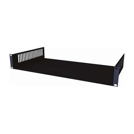 Plateau à glissière Noir 2U ventilé S2Ceb-Groupe Cae, prof. 300mm x larg. 420mm ( Prix pour 1 )