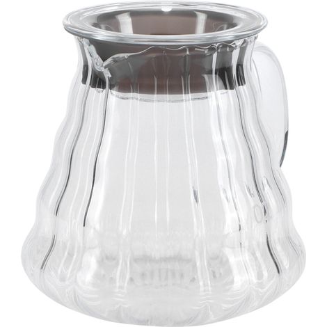 Cafetière/bouilloire en verre borosilicate haute densité, 500 ml, idéale pour la maison et le bureau. (1/5)