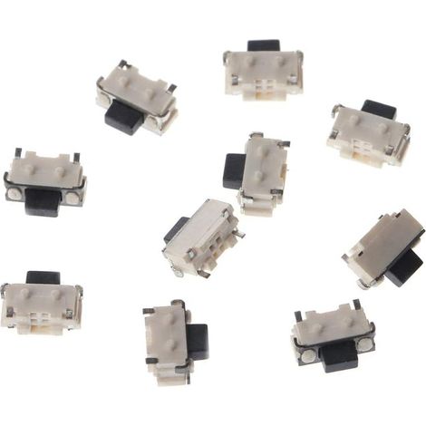 10 Pcs / 1 Set Bouton Poussoir Tactile Latéral Micro SMD SMT Tact Switch 2x4x3.5mm (1/5)