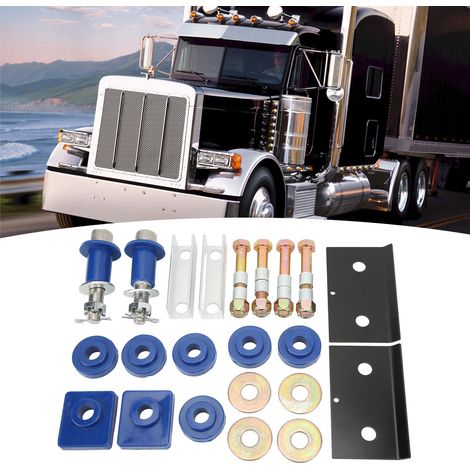 Kit de bague de pivot de charnière de capot et de boulon de fixation 13-04154 et 13-04164 pour Peterbilt 379 (1/5)
