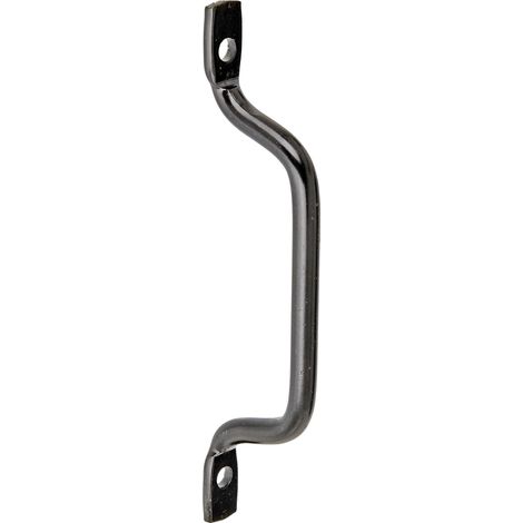 Poignée de porte droite – noire – 159 x 13 mm – haute qualité – Marque Alberts (1/2)