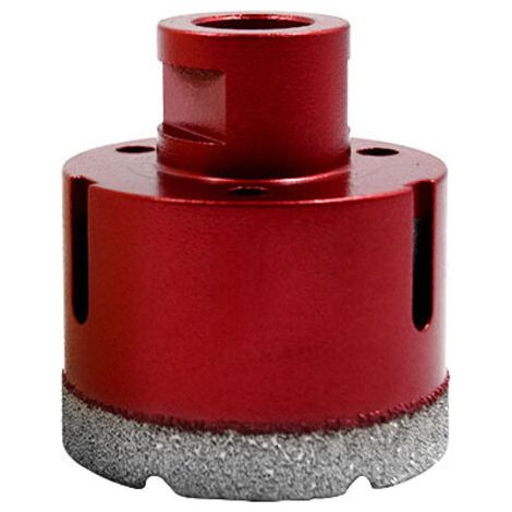 SABIR Foret diamanté avec filetage M14, foret à trous creux brasé haute performance pour carrelage/granit/marbre/porcelaine/verre/céramique (55 mm) (1/5)