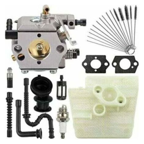 Carburador para motosierra STIHL 024 026 024AV 024S MS240 MS260 Pro, reemplaza WT-194, WT-194-1, 1121 120 0611, con almohadilla de filtro de aire (1/4)
