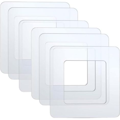 Lot de 6 protections pour interrupteur mural - Compatibles avec tous les programmes d'interrupteurs (1/5)
