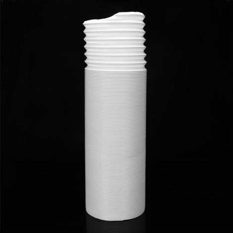 Tuyau D'Échappement - Pour Climatiseur Portatif - Diamètre 15 cm - Longueur Extensible Jusqu'à 200 cm - Blanc (1/4)