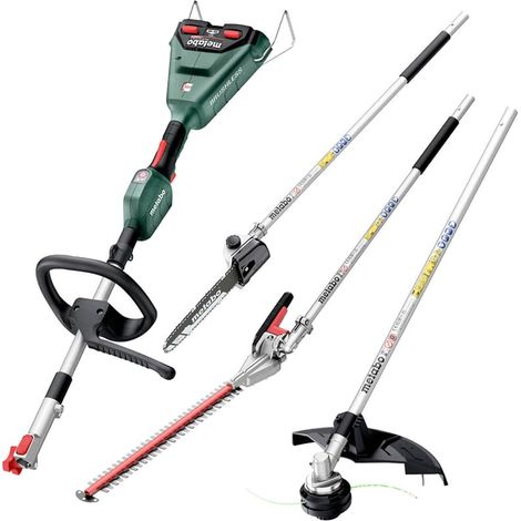 Metabo Akku Heckenschere Hochentaster Freischneider + MA 36-18 LTX BL Q 2x18V Solo (1/5)
