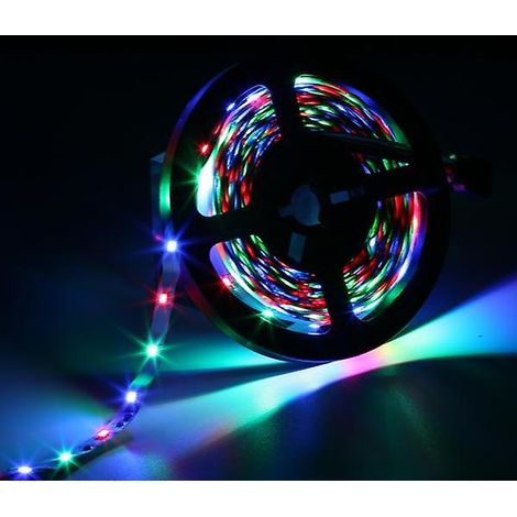 Ruban LED RGB bande lumineuse pour décoration intérieure - 4 m / Étanche - RGB (1/4)