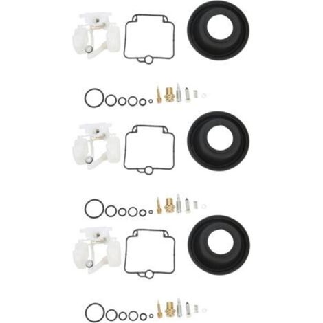 3 kits de réparation et de restauration pour carburateur – compatibles avec Adventurer, Daytona, Speed Triple (1/4)