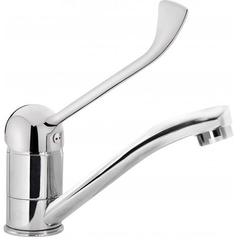 Rubinetto girevole per lavabo Clinic cromato con leva Joko BOJ 026C