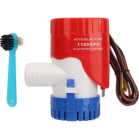 Pompe à eau de cale automatique 1100GPH sensible avec interrupteur électronique Drainage silencieux de Yacht pour étangs piscines 12V (1/5)