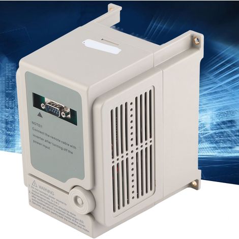 Convertisseur de fréquence monophasé, sortie triphasée, variateur de fréquence 1,5 kW 220 V (1/5)