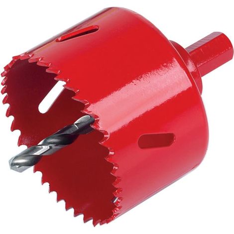 Wolfcraft Lochsäge Ø 92 mm Bimetall inkl. Schaft & Bohrer Bohrmaschinenzubehör