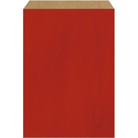 Sachet Kraft Rouge Carrera Emballage Robuste Et Polyvalent - Carrera