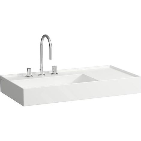 LAUFEN Kartell lavabo, 3 trous pour robinets, sans trop-plein, (1/5)