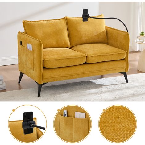 Canapé, en tissu, réglable, avec porte, pour balcon et terrasse, adapté au salon / chambre / balcon-Da, assise confortable