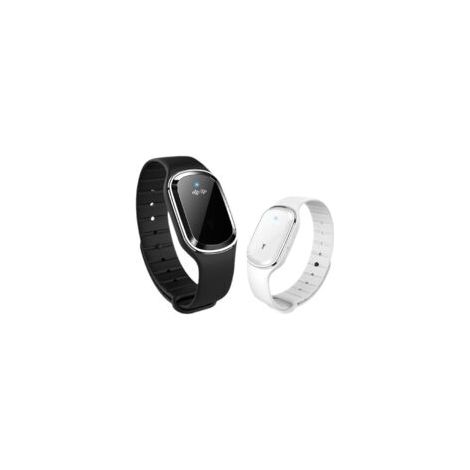 Houhence – Confezione da 2 orologi antizanzare a ultrasuoni – Cinturino in silicone ricaricabile tramite USB – Protezione per bambini e adulti – Durata della batteria di 130 ore – Crezuo