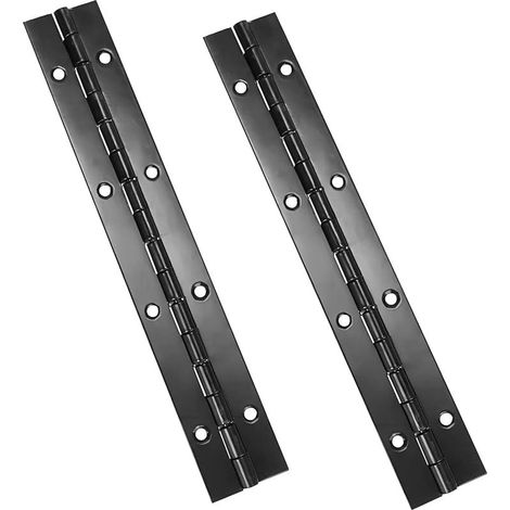 2 Pièces Charnières de Piano, Charnière de Porte en INOX, Charnière Continue, Charnières D'armoire, 300mm (12 Inch) (1/5)
