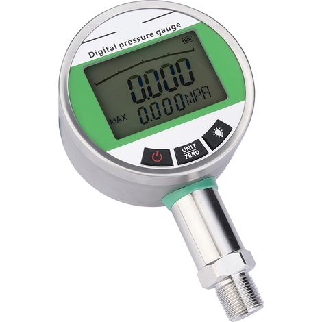 Manomètre hydraulique numérique 0-1,6 MPa en acier inoxydable avec connecteur M201,5 (1/5)