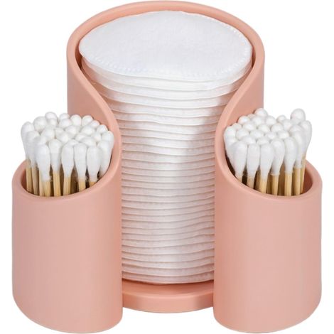 de soporte Qtips estuche de almacenamiento de escritorio de
