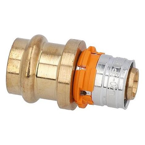 Accouplement S-Sertir Uponor sur acier inoxydable/CU V Ø32mm-Ø28CU-SST (1/3)