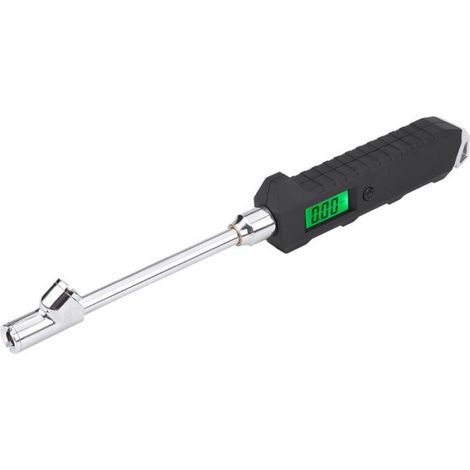 Manomètre numérique - - Double tête - 200 PSI - Portable - Écran LCD rétroéclairé (1/5)