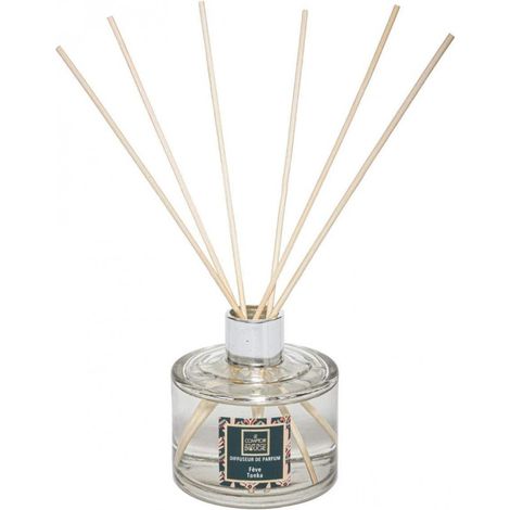 Diffuseur de parfum Fève Tonka 200 ml avec 6 Bâtonnets - Atmosphera