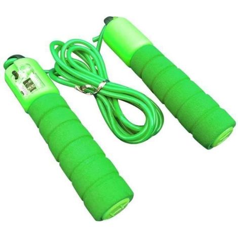 Corde À Sauter - Comptage Automatique - Réglable En Longueur - Pour Fitness Intérieur Et Extérieur - 1 Pièce (1/4)