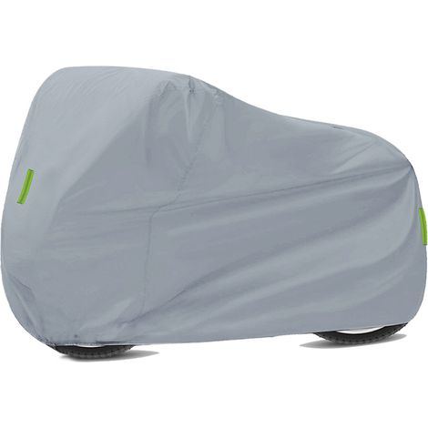 Housse de moto universelle – Protection extérieure imperméable toutes saisons contre la poussière, les débris, la pluie et les intempéries (M-XXXXL) Tissu Oxford 210D de remplacement pour Honda, Suzuk (1/5)