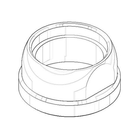 DO Anschluss ERSATZTEILE 092404107 D 40 x 20 mm Chrom