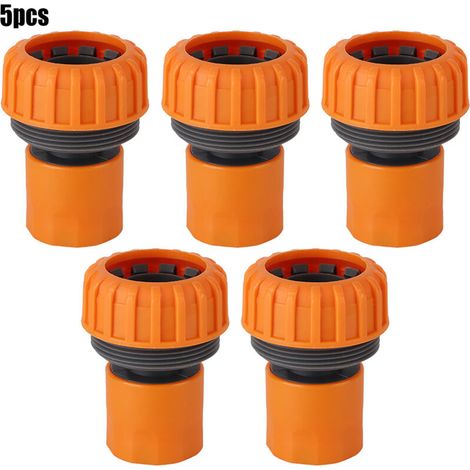 Coupleur de tuyaux de vidange, connecteur 5pcs durable pour le tuyau de buse de mamelon (1/4)