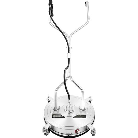 Nettoyeur de sol 20" 4000PSI Nettoyeur de sol, Nettoyeur haute pression Argenté pour aspirer, nettoyer et sécher avec 2 buses de rechange (1/5)