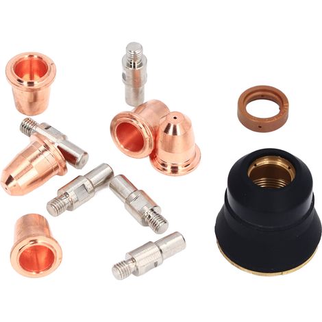 Kit de 12 electrodos de boquilla de latón para antorcha de plasma S45 (1/5)