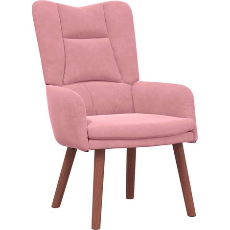 Maison Exclusive - fauteuil Rose 63 x 67 x 94 cm Velours (1/5)