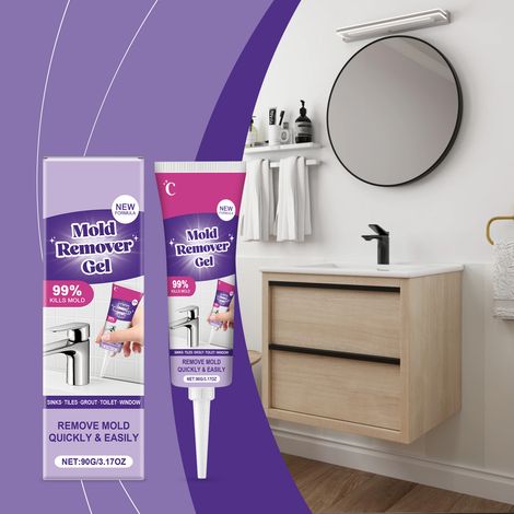 Haushaltsreinigungs- und Pflegegel – Reinigungs- und Pflegemittel für Wände, Waschbecken, Risse, Fliesen, Fugen, Böden und Toiletten – 90 g -- DE (1/5)