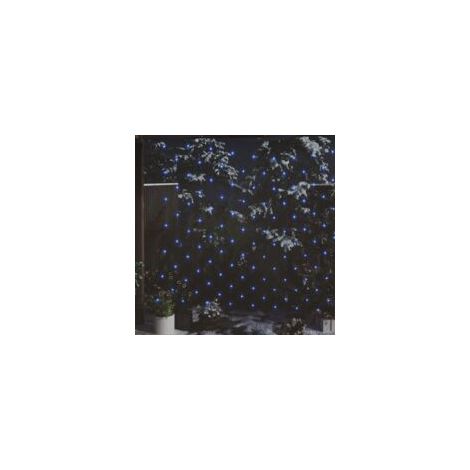 Decorazione natalizia - Rete luminosa natalizia blu 3x3 m 306 LED per interni/esterni - WYW11324 - Crezuo