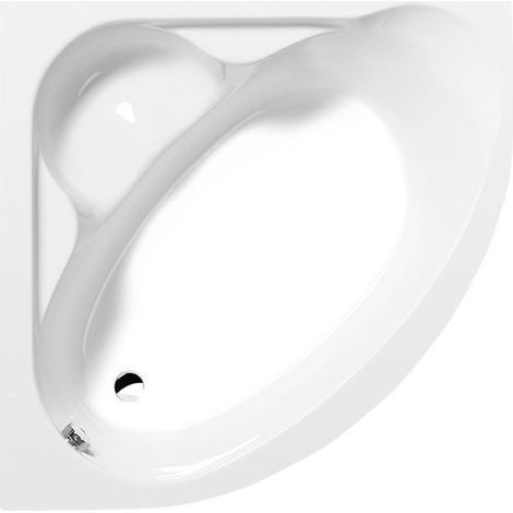Polysan Baignoires - Baignoire d'angle NILA, 120x120x41 cm, blanc 10111