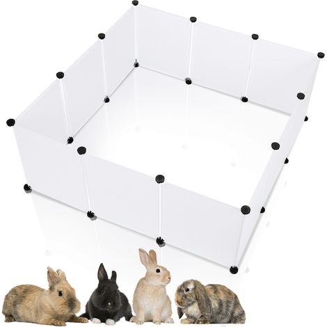 Wolketon Recinto Animales Pequeños Recinto corralito Puppy recinto 12 piezas 45x35cm (1/5)