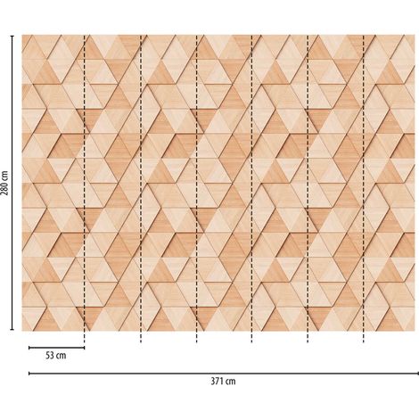 A.S. Creation Fototapete Livingwalls The Wall 382881 Ein Motiv pro Rolle 3.71 x 2.80 m 3D Optik Beige (1/3)